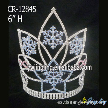 Forma de nieve de Navidad de la corona de vacaciones CR-12845